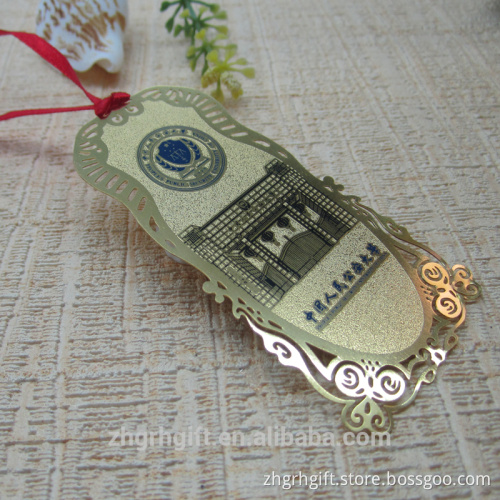 Best Selling Bookmark Promotional Gift Beautiful Golden Bookmark